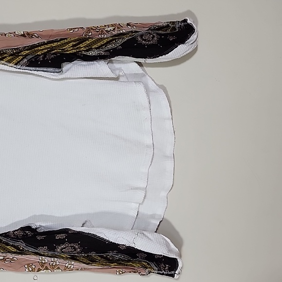 Free People We the free Blossom Thermal Long Sleeves Top Blouse Size S - Picture 3 of 10